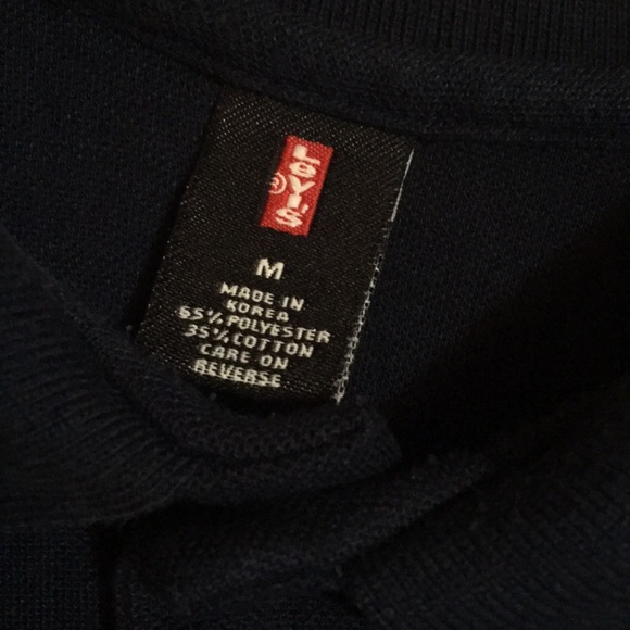 Levi's Blue Polo Shirt - Picture 4 of 4